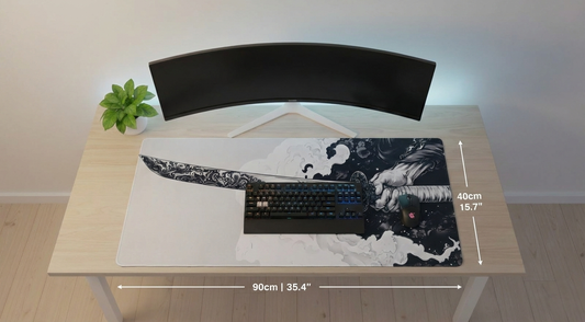 Gaming Desk Mousepad Katana 900×400x3