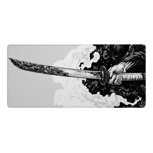XXL Gaming Mauspad Katana (90x40 cm) Schreibtischunterlage – Japan Design