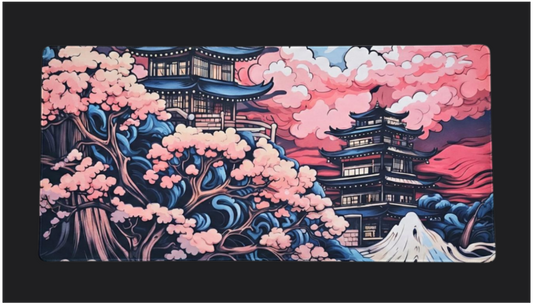 Gaming Desk Mousepad Sakura 900×400x3mm
