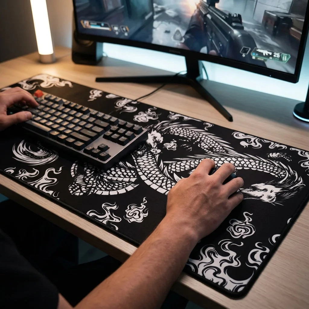 Dragon Desk Mauspad 90x40 – Premium Gaming Setup