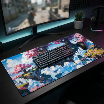 XXL Gaming Mauspad »Floating Islands« (90x40 cm)–Schreibtischunterlage