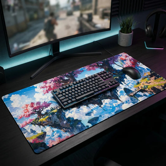 XXL Gaming Mauspad »Floating Islands« (90x40 cm)–Schreibtischunterlage