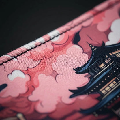 XXL Gaming Mauspad »Sakura Peak« (90x40 cm) Schreibtischunterlage – Kirschblüten Design