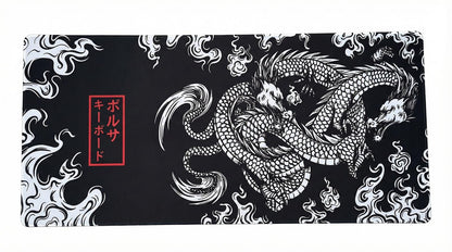 Gaming Desk Mousepad Dragon Noir 900×400x3