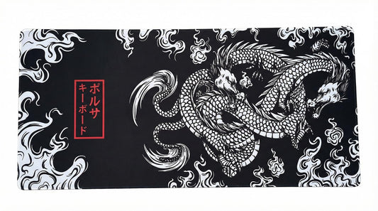 Gaming Desk Mousepad Dragon Noir 900×400x3