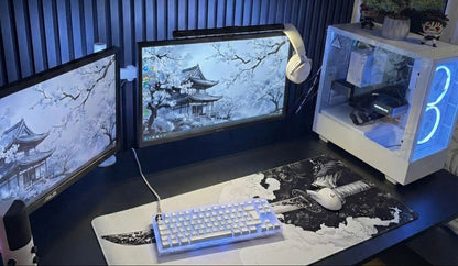 Gaming Desk Mousepad Katana 900×400x3