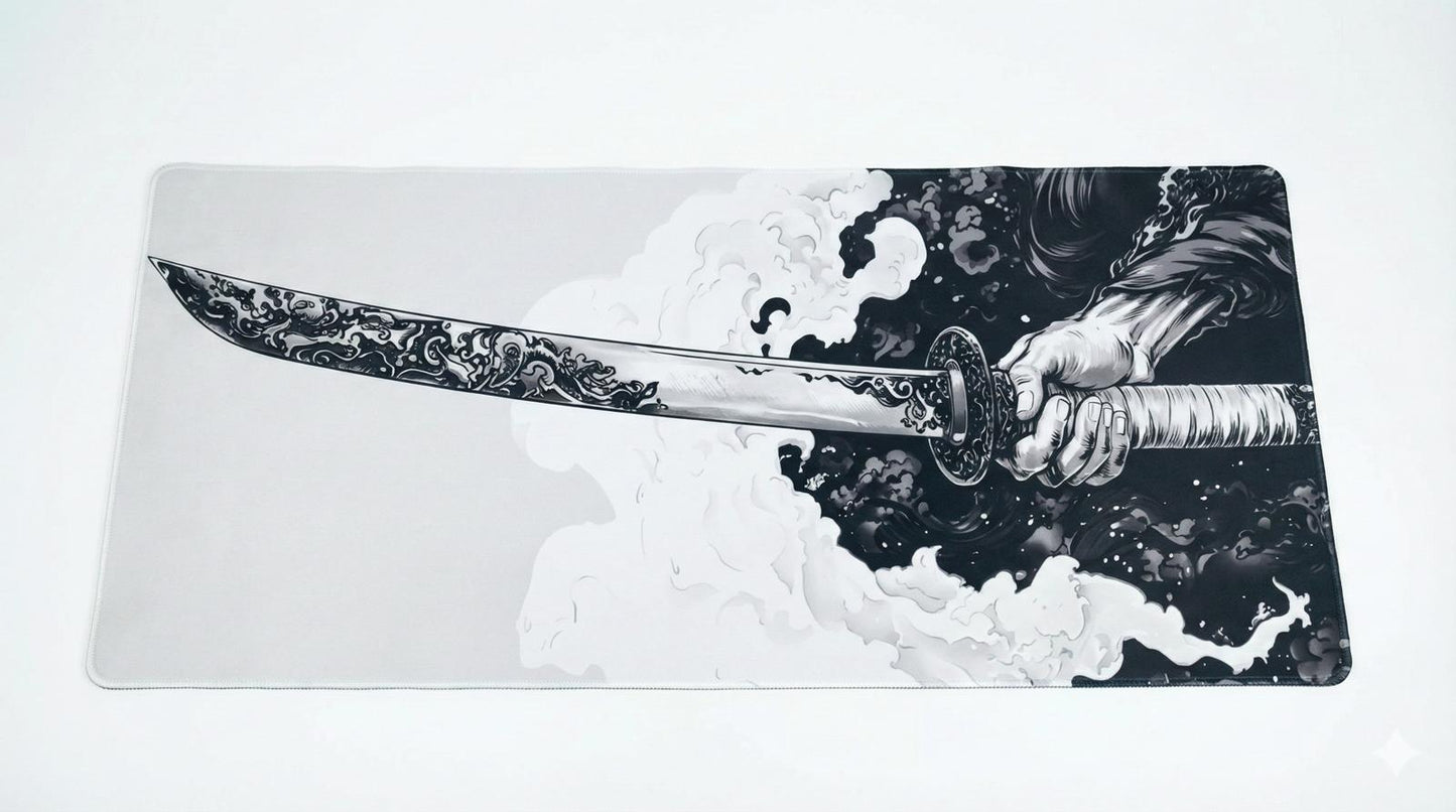 Gaming Desk Mousepad Katana 900×400x3