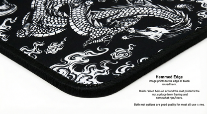 Gaming Desk Mousepad Dragon Noir 900×400x3